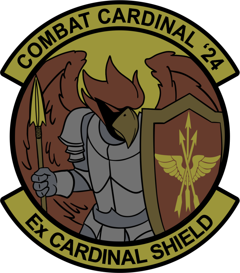 375 AES Ex Cardinal Shield '24 Patch