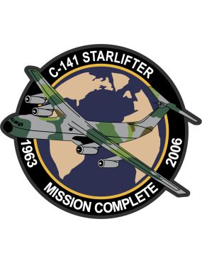 Image for 375 AES C-141 Starlifter Mission Complete Patch