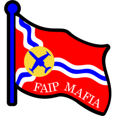 Image for 458 AS C-21 FAIP MAFIA Flag Patch