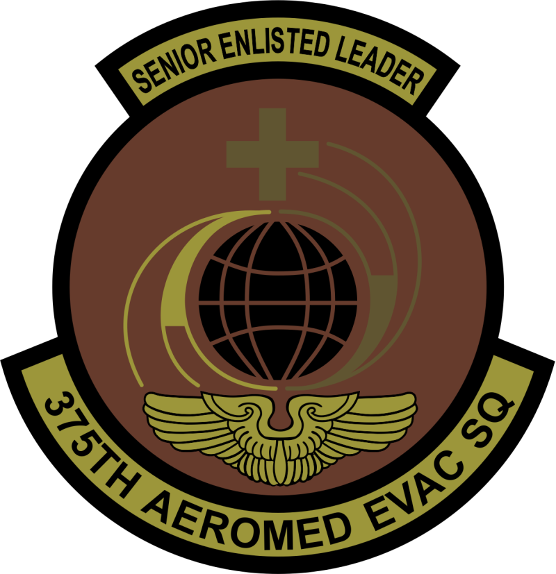 375 AES Senior Enlisted Leader OCP Patch