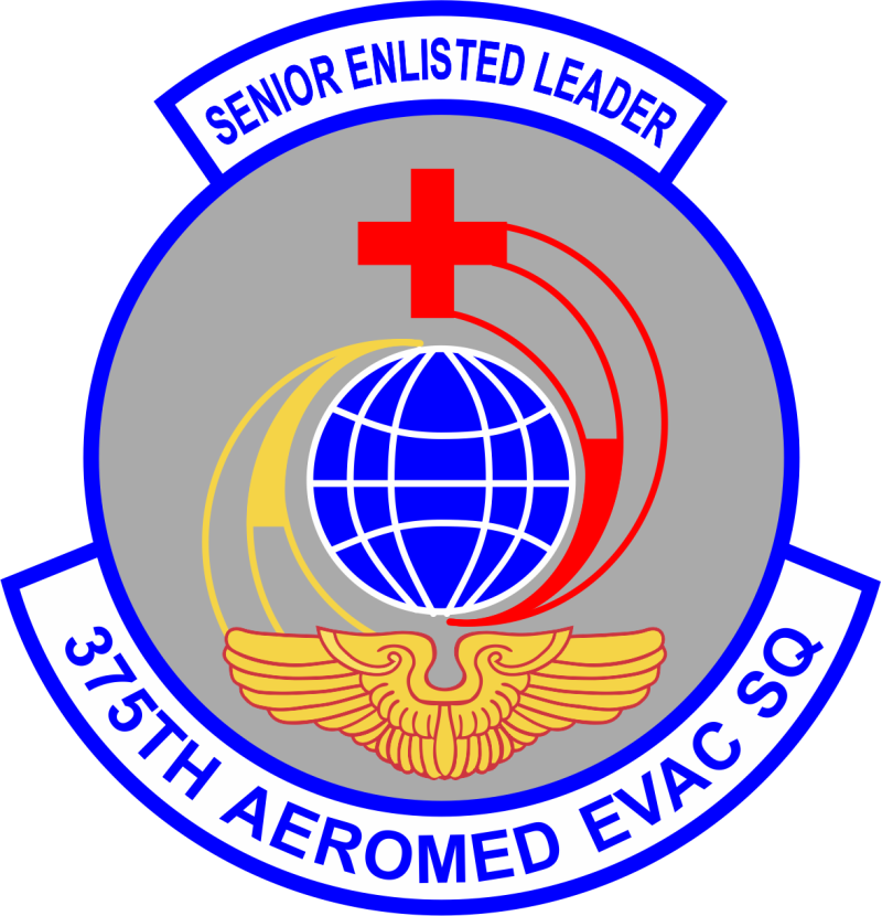 375 AES Senior Enlisted Leader Full Color Patch