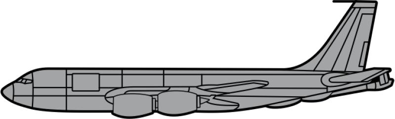 458 AS Gray KC-135 Patch