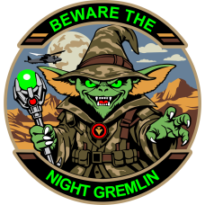 Image for 375 AES Beware The Night Gremlin Patch