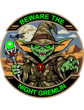 Image for 375 AES Beware The Night Gremlin Patch