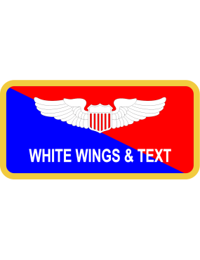 Image for 375 AMW Red and Blue Name Tag
