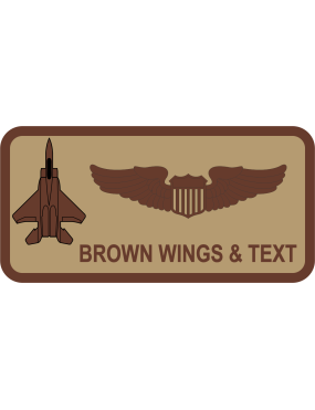 Image for 335 FS Desert F-15E Name Tag