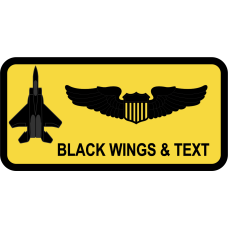 Image for 336 FS Yellow B-G F-15E Name Tag