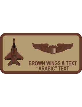 Image for 4 FW F-15E Desert Name Tag