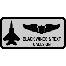 Image for 4 TS Gray F-15E Name Tag