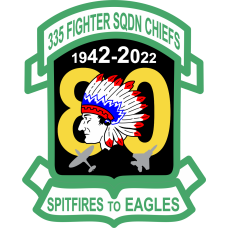 Image for 335 Fighter SQDN Chiefs 1942-2022 Patch
