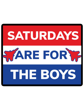 Image for 335 FS Saturdays Are Made For the Boys Patch