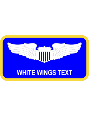 Image for 15 AF Blue Name Tag