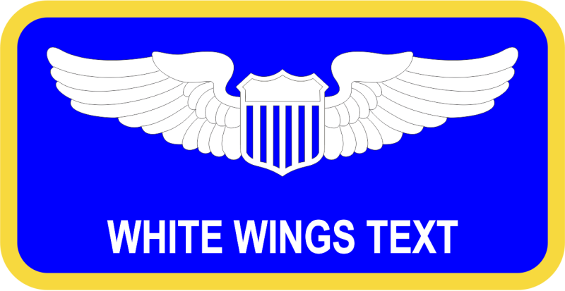 15 AF Blue Name Tag