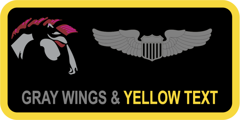 25 OSS War Horse Name Tag