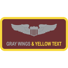 Image for 482 ATKS Maroon Name Tag