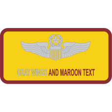 Image for 482 ATKS Yellow Name Tag