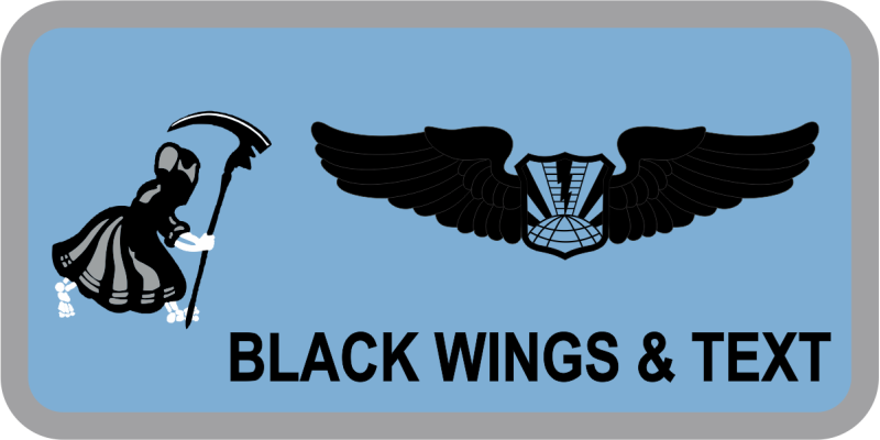 50 ATKS Blue Name Tag