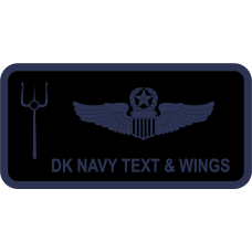 Image for 25 ATKG Trident Black and Navy Name Tag