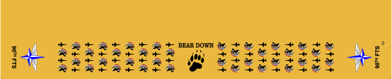 90 FTS Flight Scarf, Sheppard AFB