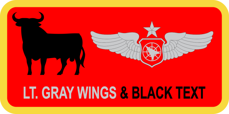 Madrid Spain CAOC - Air Force Name Tag