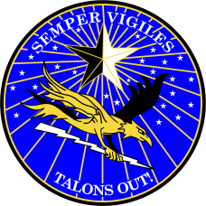 Image for 965 AACS Talons Out Full Color Patch Black Border