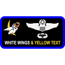 Image for 6 ARS Black Background Heritage Name Tag