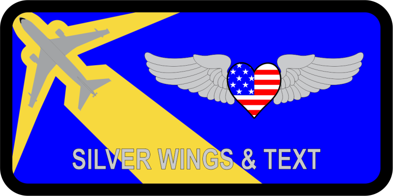 6 ARS KC-46 Sweetheart Wings Name Tag