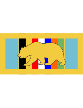 Image for 60 OG Bear Facing the Left Full-Color Pocket Tab