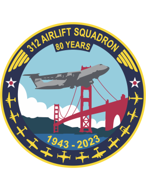 Image for 312 AS 80 Years Embroidered Patch
