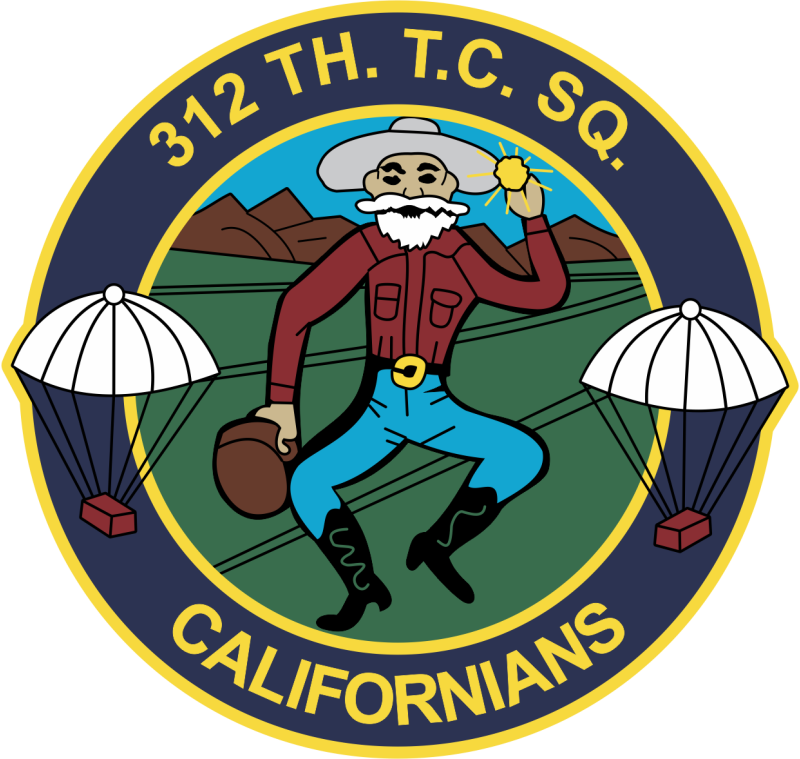312 TH. T.C. SQ. Californias  Patch