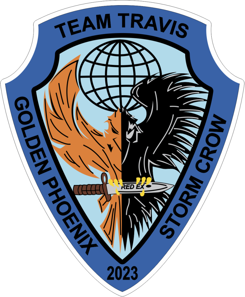 60 AMW Team Travis Full Color Patch