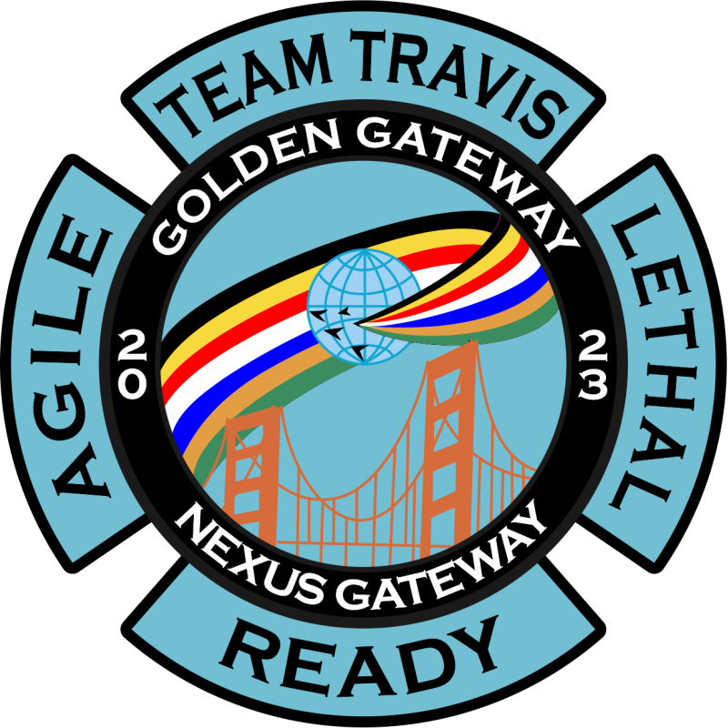 60 AMW Golden Gateway Full Color Patch 2023