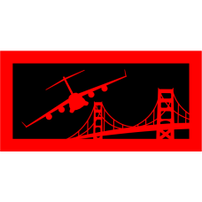 Image for 21 AS Red and Black C-17 Pocket Tab