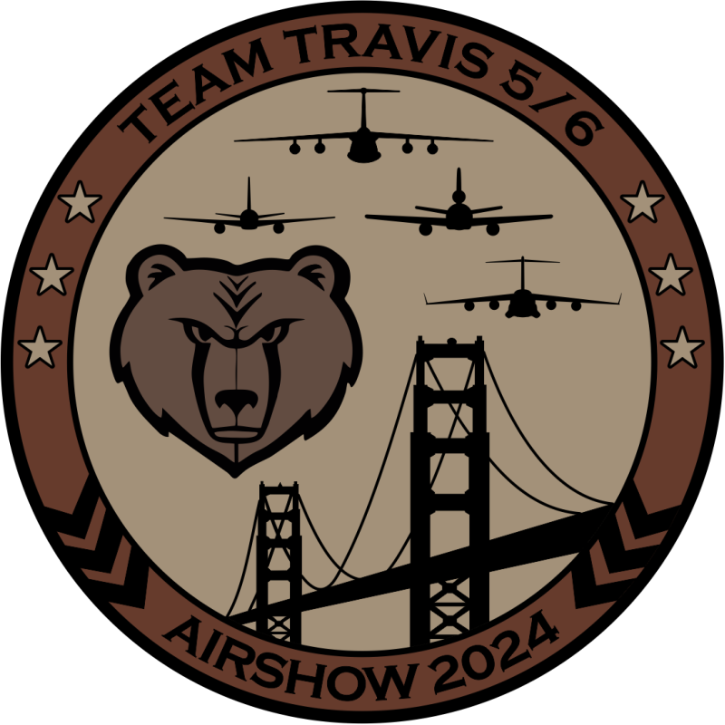 Team Travis 5/6 Airshow 2024 Patch