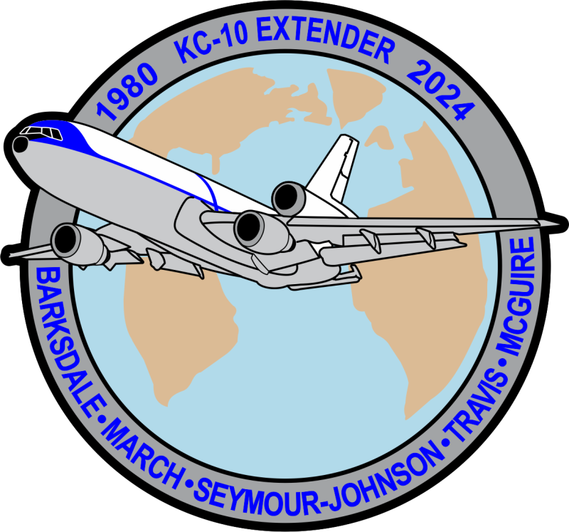 6 ARS 1980-2024 KC-10 Extender Patch