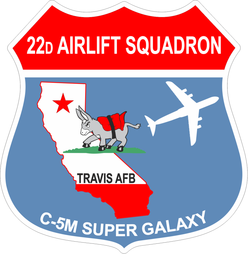 22 AS C-5M Embroidered Patch