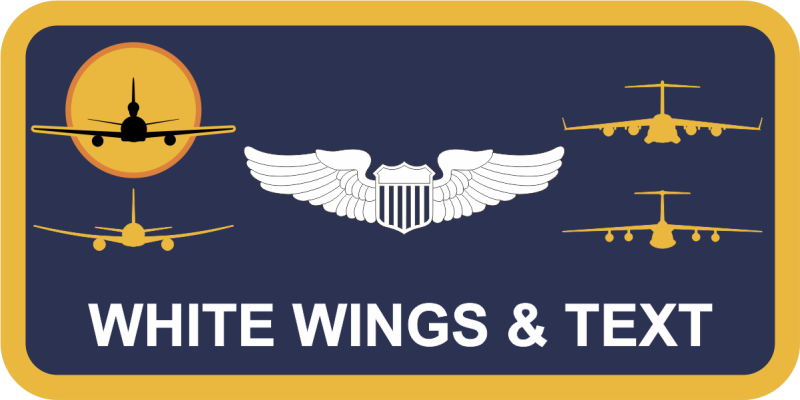 349 OG Four Aircraft Navy Name Tag