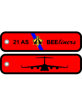Image for 21 AS C-17 BEEliners Red Key Chain