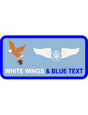 Image for 70 ARS Flying Eagle Blue Name Tag