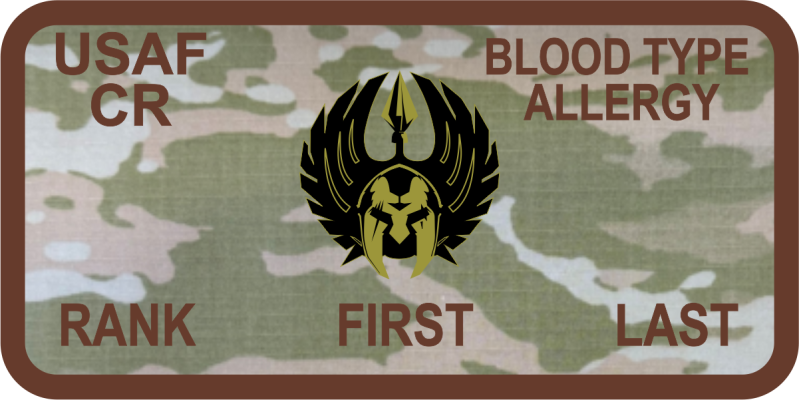 821 CRSS Gladiator OCP Name Tag