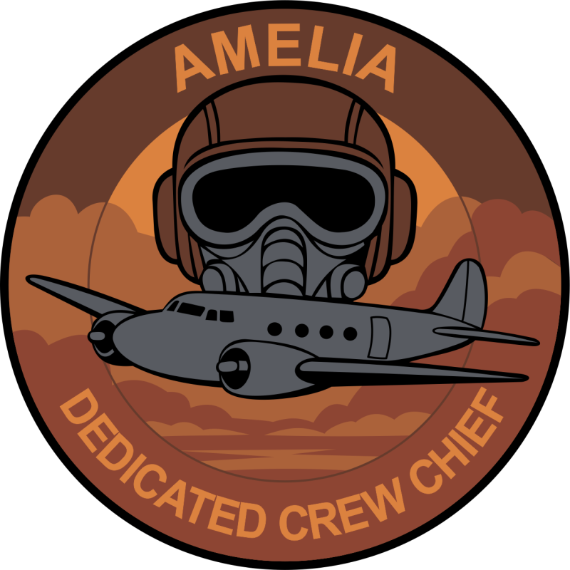 660 AMXS Amelia Dedicated Crew Chief Patch