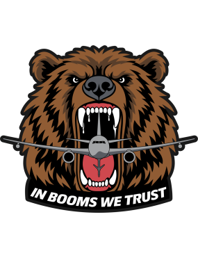 Image for Boom Operator Association In Booms We Trust KC-46 Patch 4"