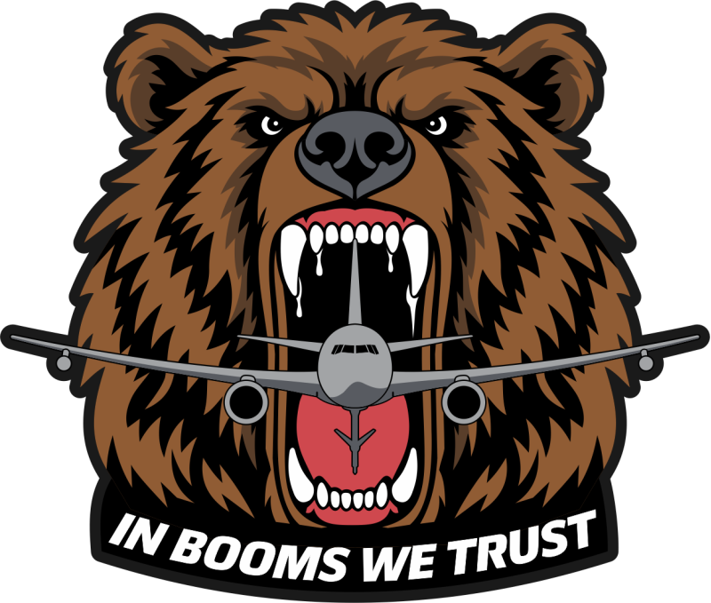 Boom Operator Association In Booms We Trust KC-46 Patch 4"