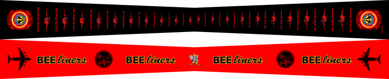 21 AS Black and Red Flight Scarf, Travis AFB