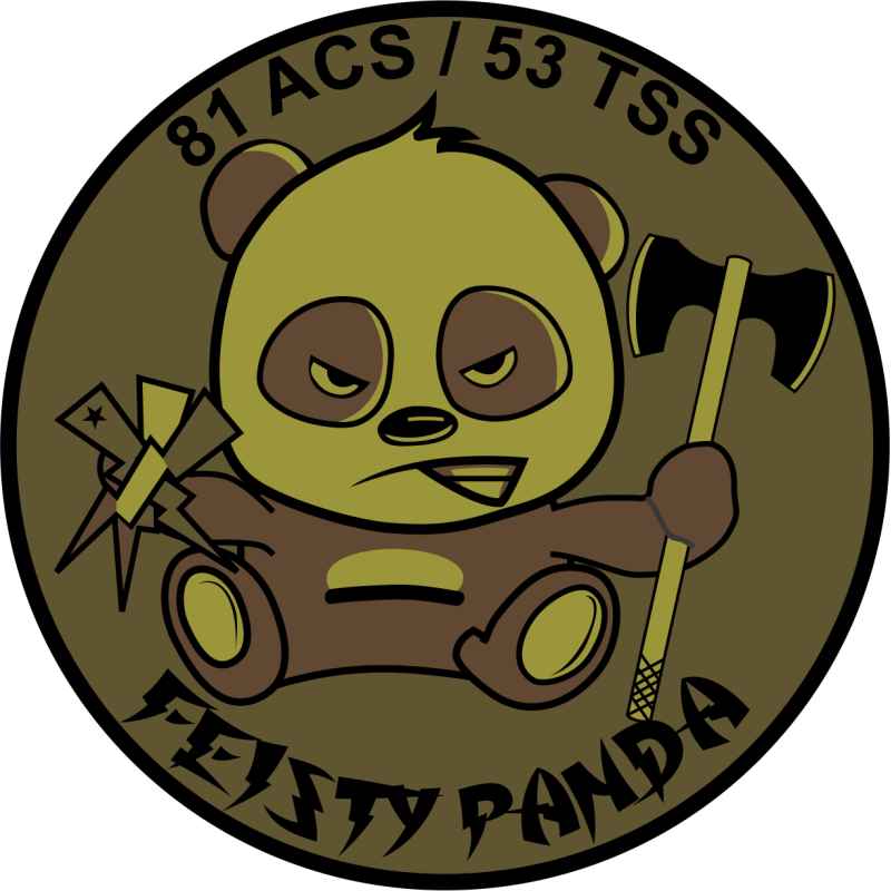 81 ACS / 53 TSS Feisty Panda OCP Patch