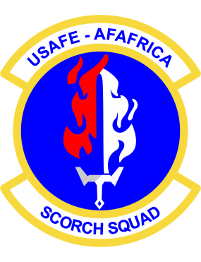 Image for USAFE - AFAFRICA Scorch Squad Patch