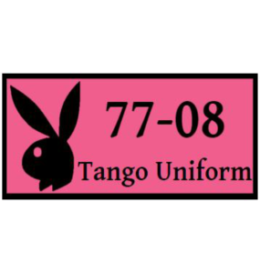 Image for HQ USAFE-AFAFRICA Pink Playboy Bunny Pocket Tab