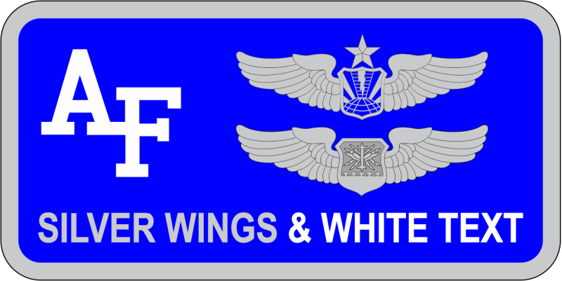 Cadet Wing Staff AF Blue Name Tag 