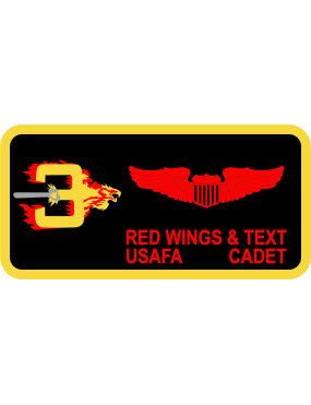 Image for CS-24 Fire Flame Eagle Group 3 Name Tag