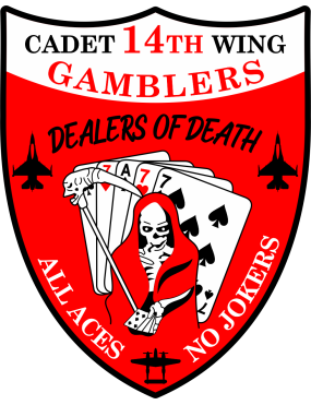 Image for AFROTC Det 14 Gamblers Full Color Patch